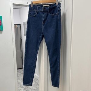 Dark Blue Levi Skinny Women's Jeans